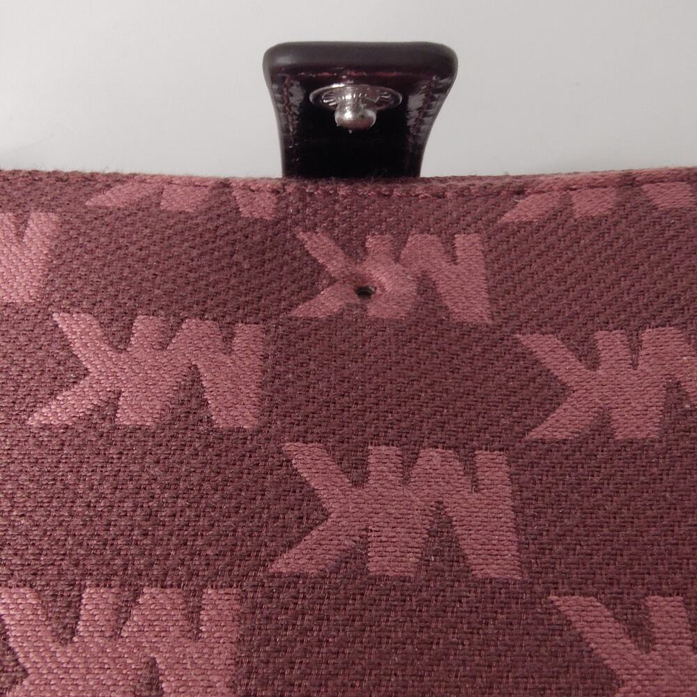 Michael Kors Double Zip Wristlet Wallet-Merlot/Burgundy/Wine-NWT - Picture 13 of 14